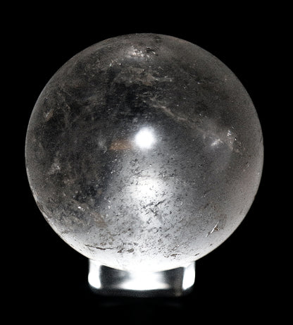 35 - 45mm & 50mm Clear Quartz Gemstone Spheres & Clear Square Sphere Stand