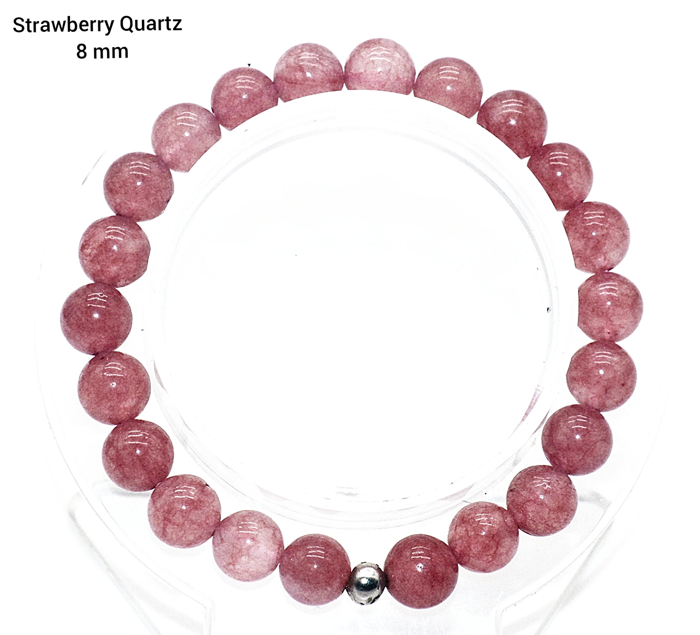 Strawberry Quartz Gemstone Bracelet