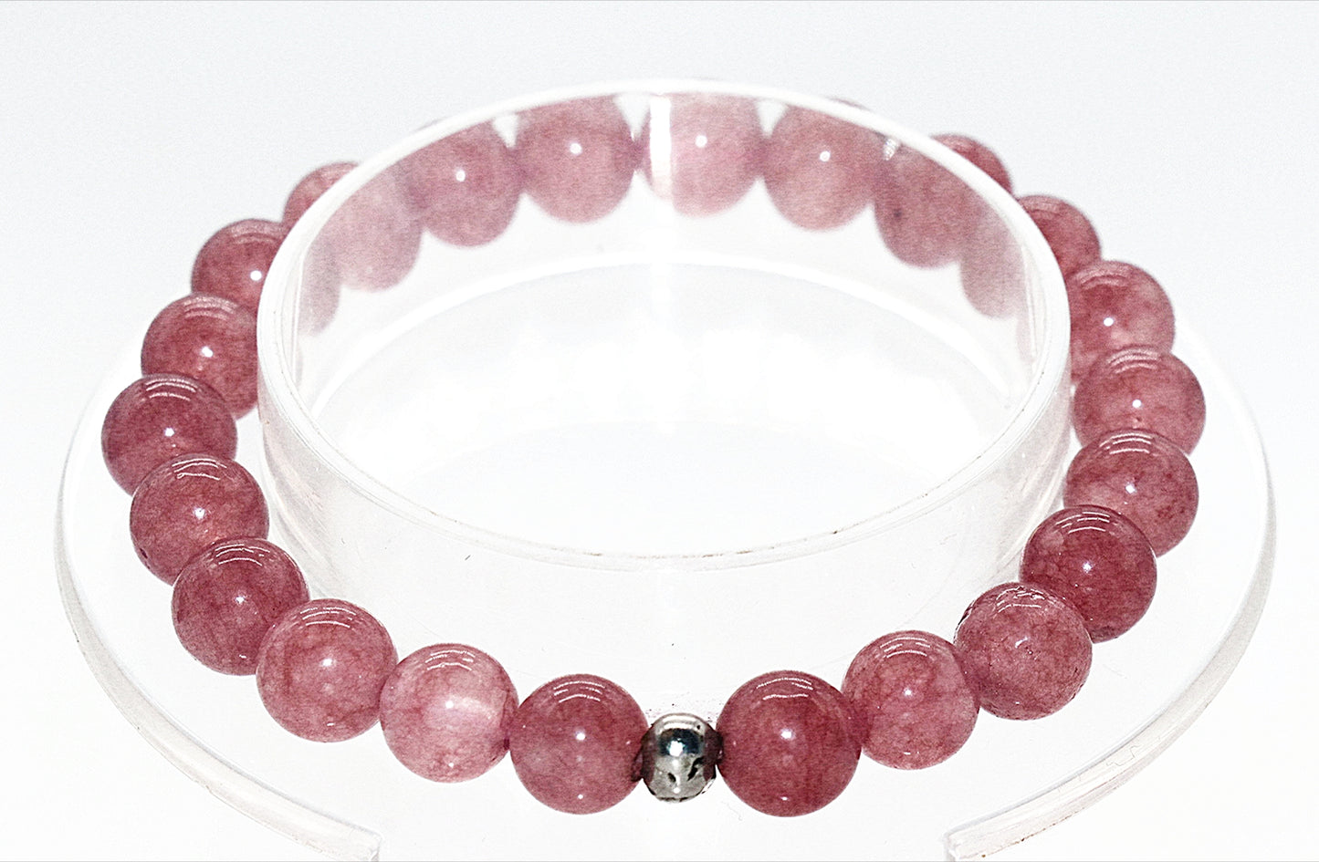 Strawberry Quartz Gemstone Bracelet