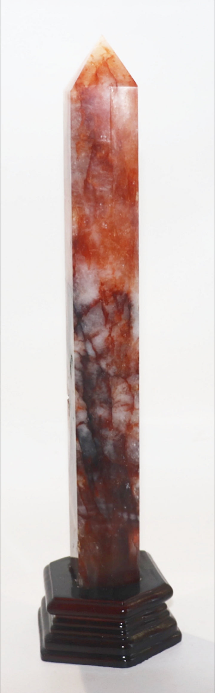 Fire Quartz Gemstone Tower