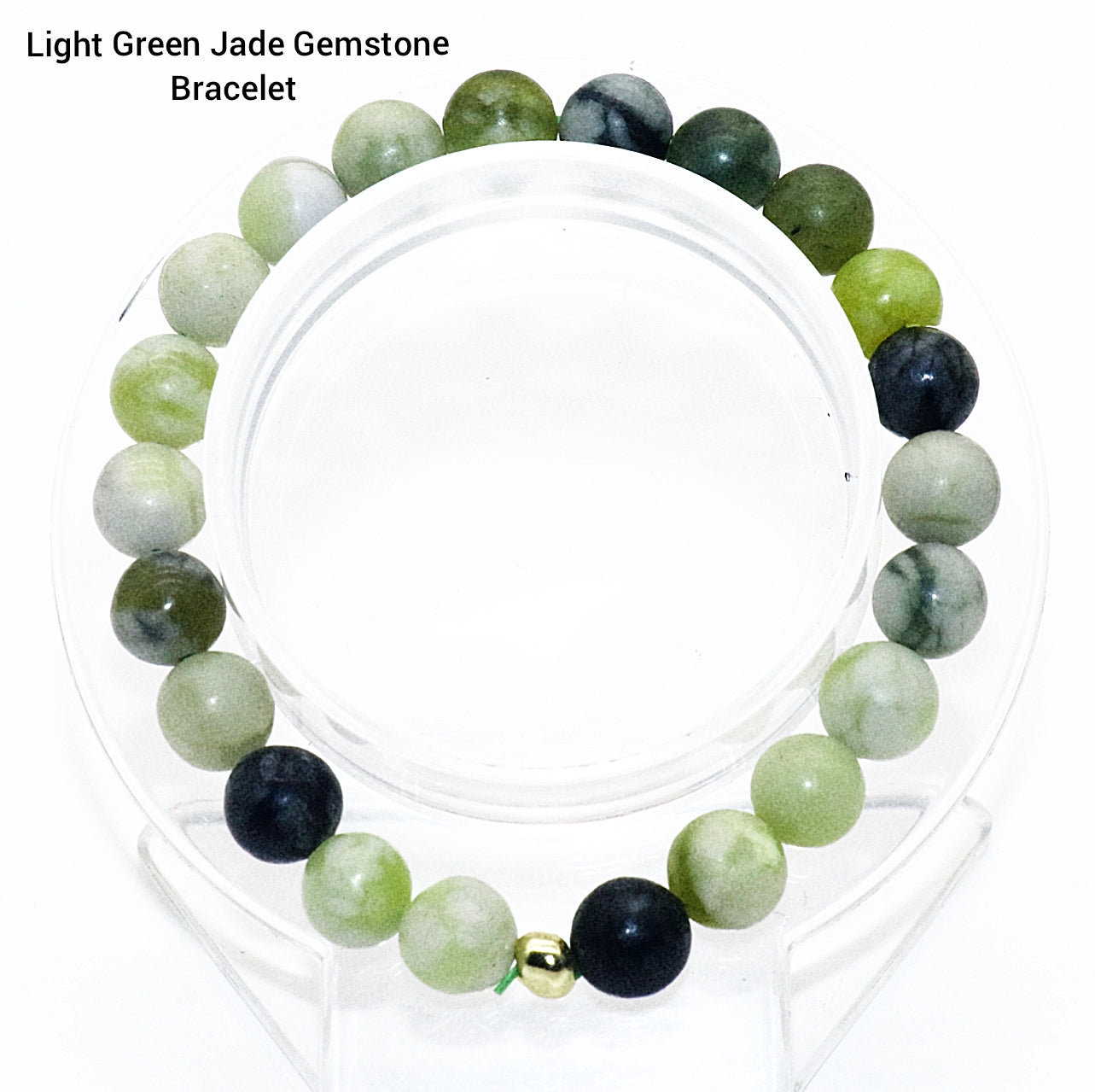 Light Green Jade Gemstone Bracelet