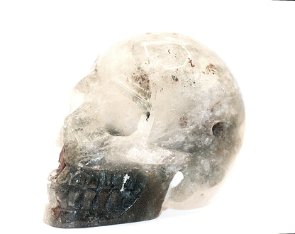 Rare Garden Quartz Gemstone Curved Skull