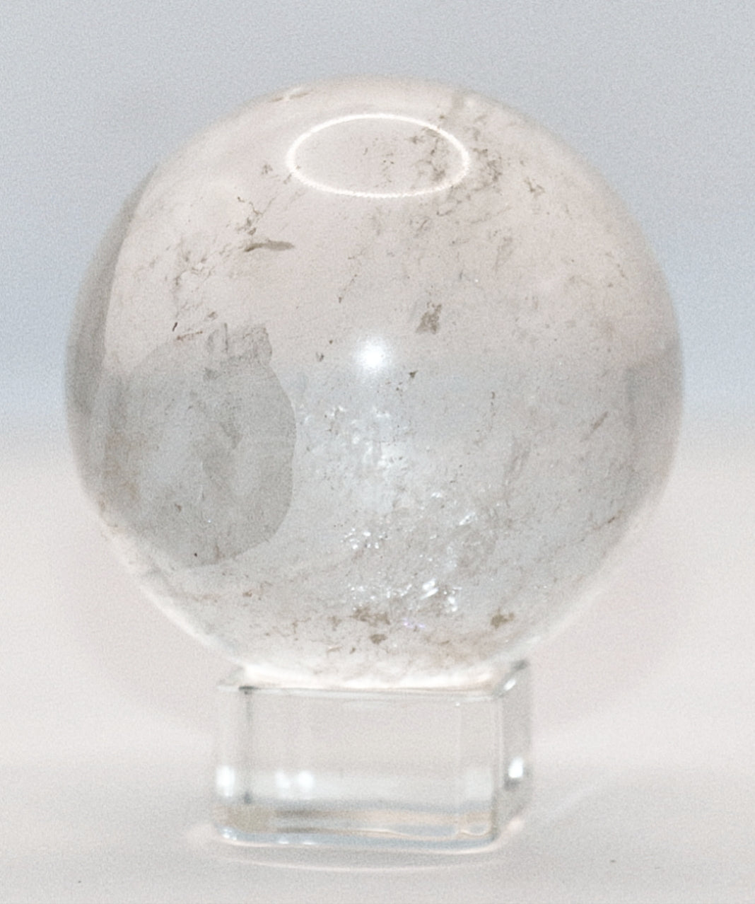 35 - 45mm & 50mm Clear Quartz Gemstone Spheres & Clear Square Sphere Stand