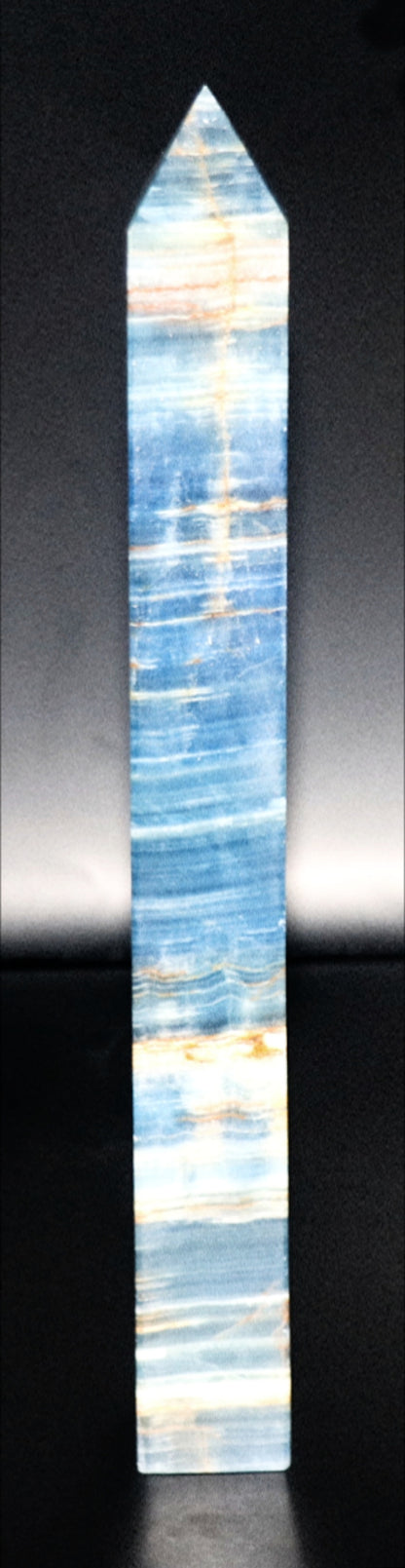 Blue Onyx Gemstone Towers