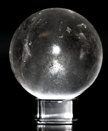 35 - 45mm & 50mm Clear Quartz Gemstone Spheres & Clear Square Sphere Stand