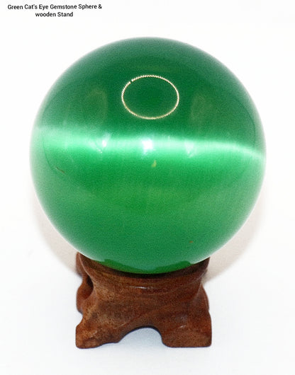 Pulsera de piedras preciosas de ojo de gato verde