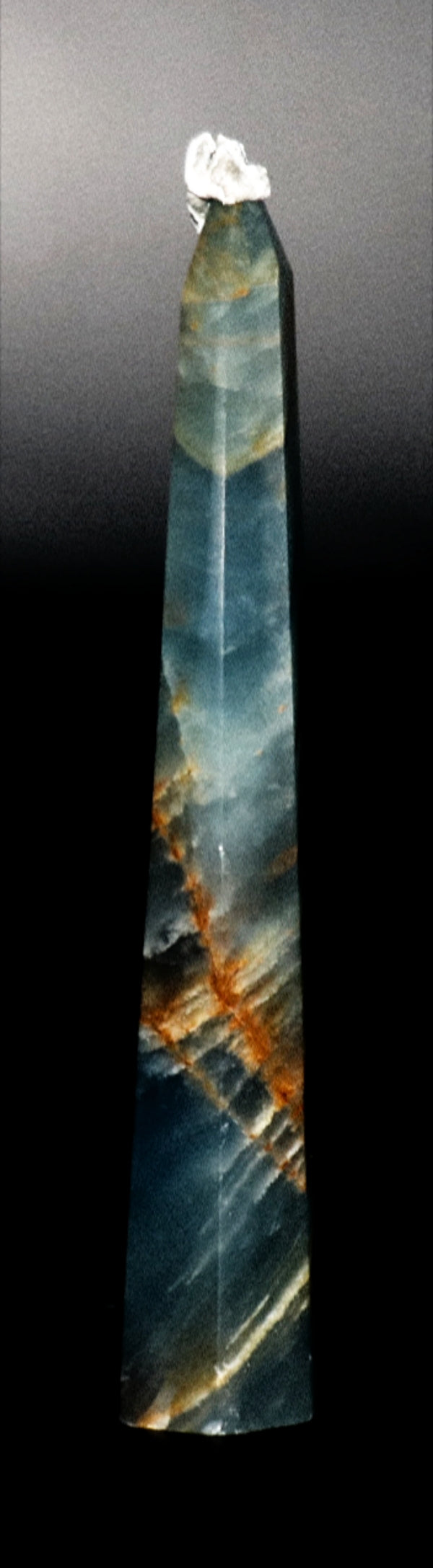 Blue Onyx Gemstone Towers