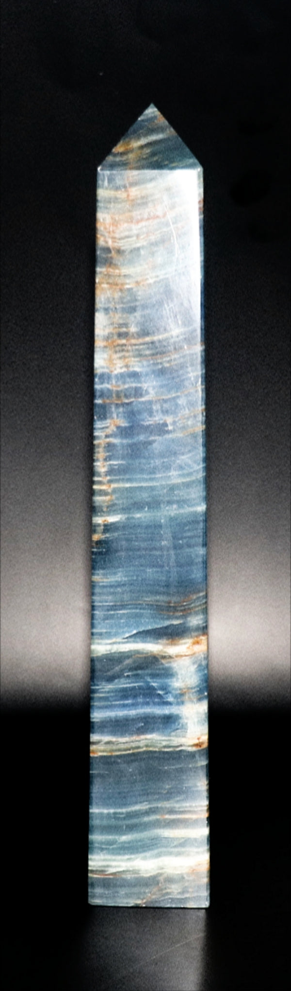 Blue Onyx Gemstone Towers