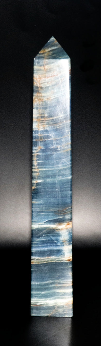 Blue Onyx Gemstone Towers