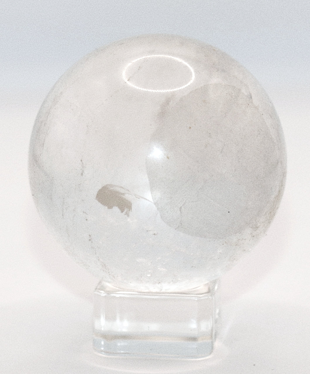 35 - 45mm & 50mm Clear Quartz Gemstone Spheres & Clear Square Sphere Stand