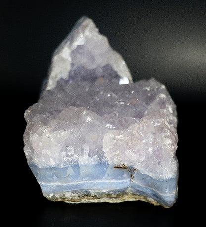 Blue Lace Agate Gemstone Specimen & Stand